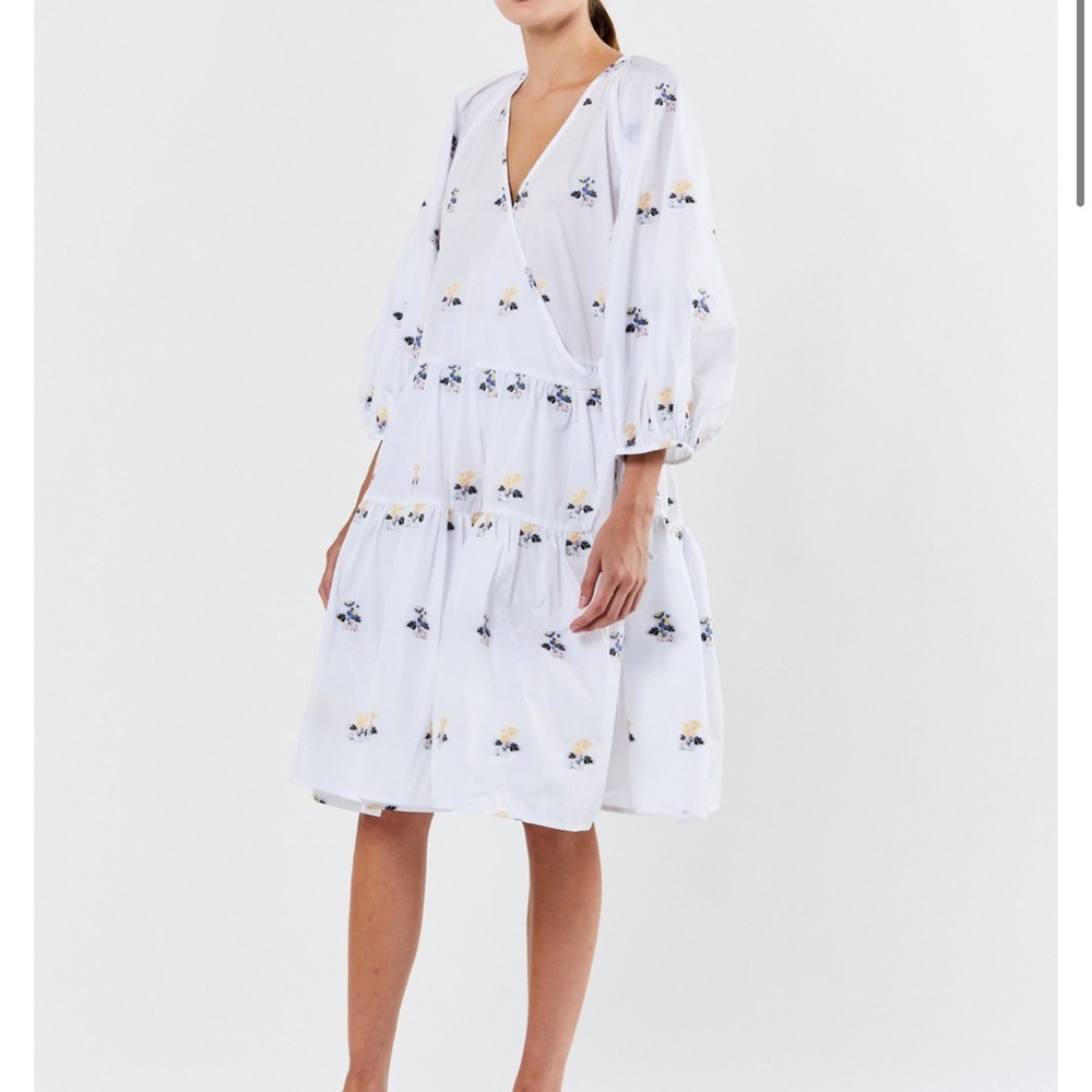 Cecilie Bahnsen Mirabelle dress in White Floral
